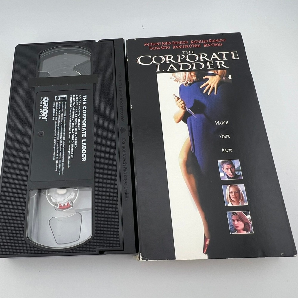 The Corporate Ladder VHS 1996 Orion Thriller Anthony Denison Talisa Soto